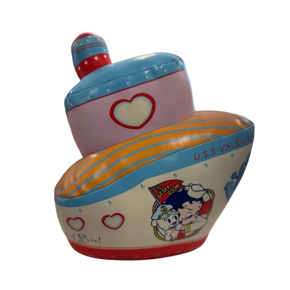 Betty Boop Valentine Love Boat Plush 1998 Vintage - Picture 2 of 7